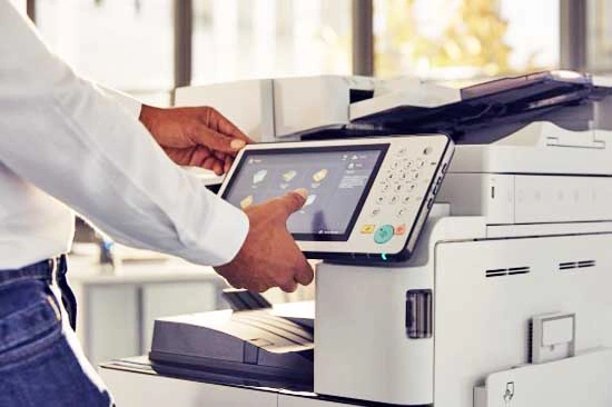 Canon multifunction printer (MFP) available for commercial copier rental in Baltimore 21202 and the Inner Harbor district.